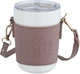 Al Saif Gallery Porcelain Thermos Mug, 420 ml - White Pink product image 2
