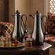 Al Saif Gallery Gheem Thermos Set, 2 Pieces, 1/1 Liter, Glass Inner Container, Wooden Handle - Glossy Black product image 11