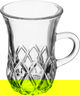 Max Glass Tea Cups, Al Saif Gallery, 6 Pieces, 90 ml - Clear product image 2