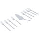 Al Saif Gallery Cake Forks Set with Server, 9 Pieces - Silver product image 1