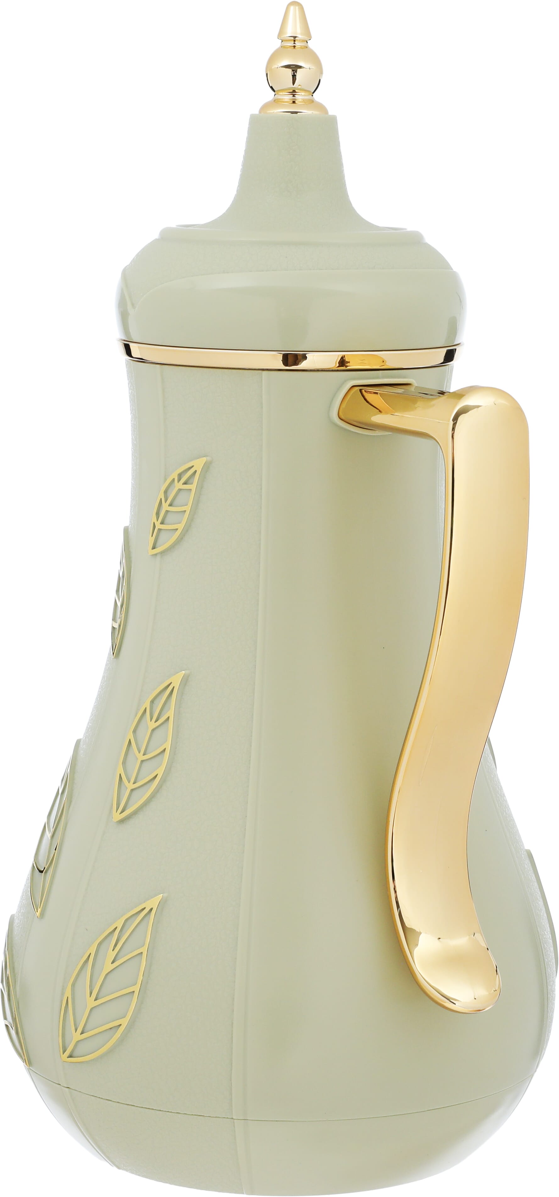 Al Saif Gallery thermos set, two pieces, 1 liter, glass inner container, plastic outer shell - light green product image 9