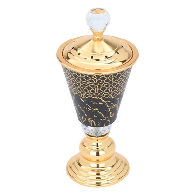 مبخرة استيل السيف غاليري، بقاعدة ذهبي - اسود ذهبي product image 1