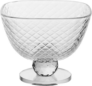 Al Saif Gallery Glass Bowl Set, 10x10x8 cm - Clear Gray product image 2