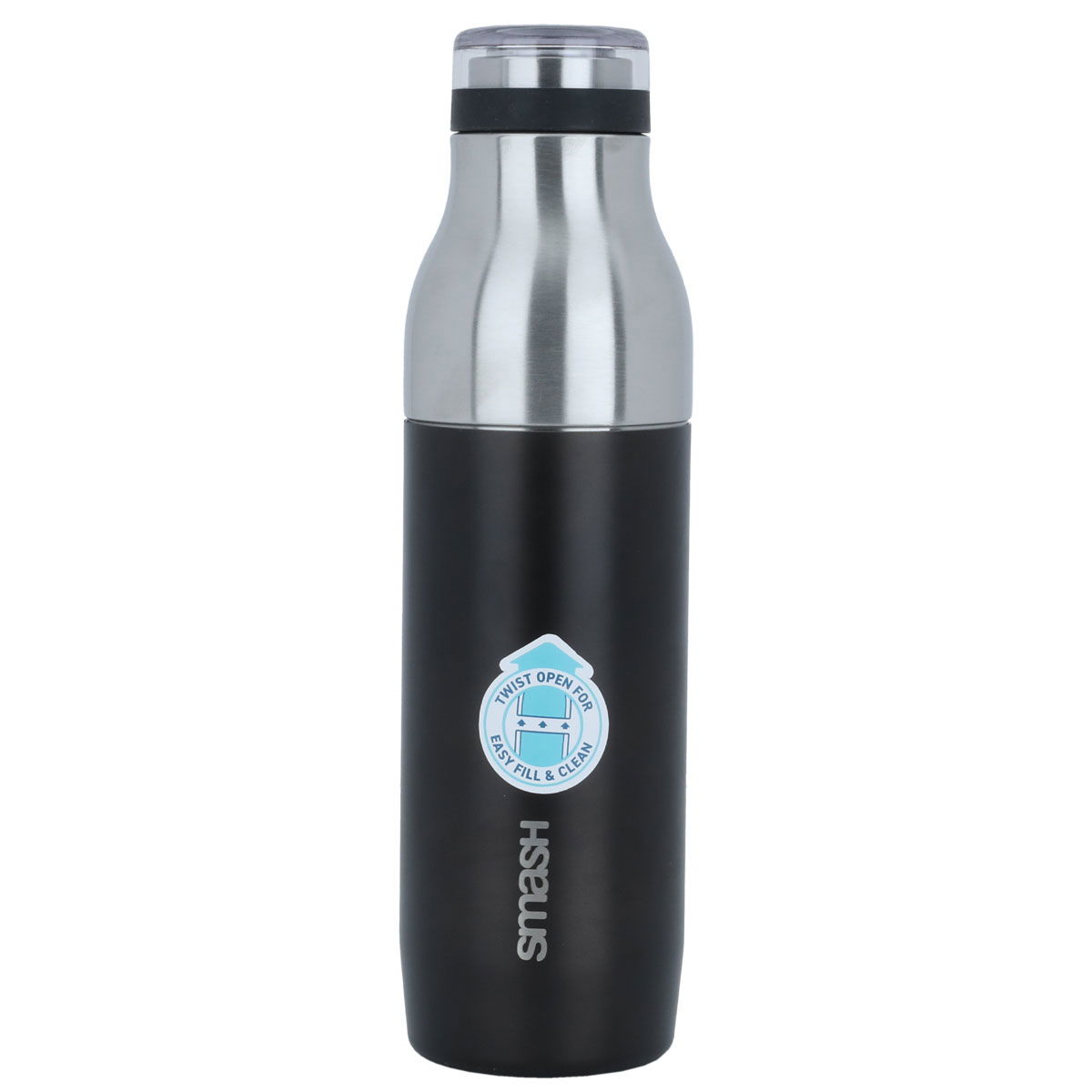 Al Saif Gallery Steel Water Glass, 500 ml - Black product image