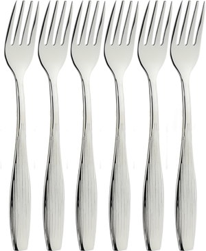 طقم شوك ستانلس استيل السيف غاليري، 6 قطع - فضي product image