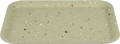 Al Saif Gallery Melamine Serving Tray, 1.5 x 25.4 x 33.7 cm, Rectangular - Light Green product image 1