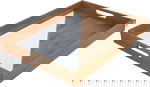 طوفرية خشب السيف غاليري، 45×33×5 سم، يد اكريلك - بني شفاف product image 2
