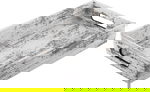 صينية تقديم بلاستيك السيف غاليري، 29x17x5 سم - ابيض product image 2