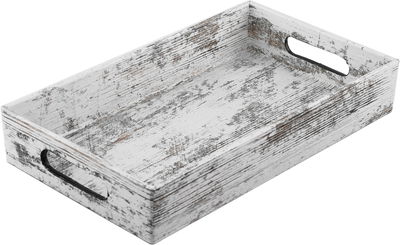 صينية تقديم بلاستيك السيف غاليري، 29x17x5 سم - ابيض product image 2