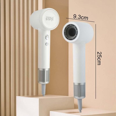 مجفف شعر ويننج ستار، 1600 واط، 2 اعداد للحرارة، ST-5717 - ابيض product image 5