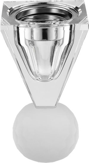 Al Saif Gallery Glass Incense Burner, 8.5x8.5x16 cm - Clear product image 2