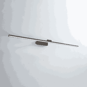 Norco Aluminum Acrylic Wall Light, 100cm, 3000K, 20W - Black product image