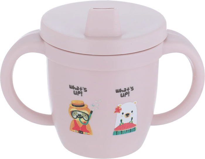 طقم أدوات طعام للاطفال بلاستيك السيف غاليري، 3 قطع - بيج product image 3