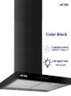Arrow RO-60RHMB Kitchen Extractor, 60cm, 270W, High Suction Speed, 1000 m³/h Suction Power, 4 Filters - Black product image 2