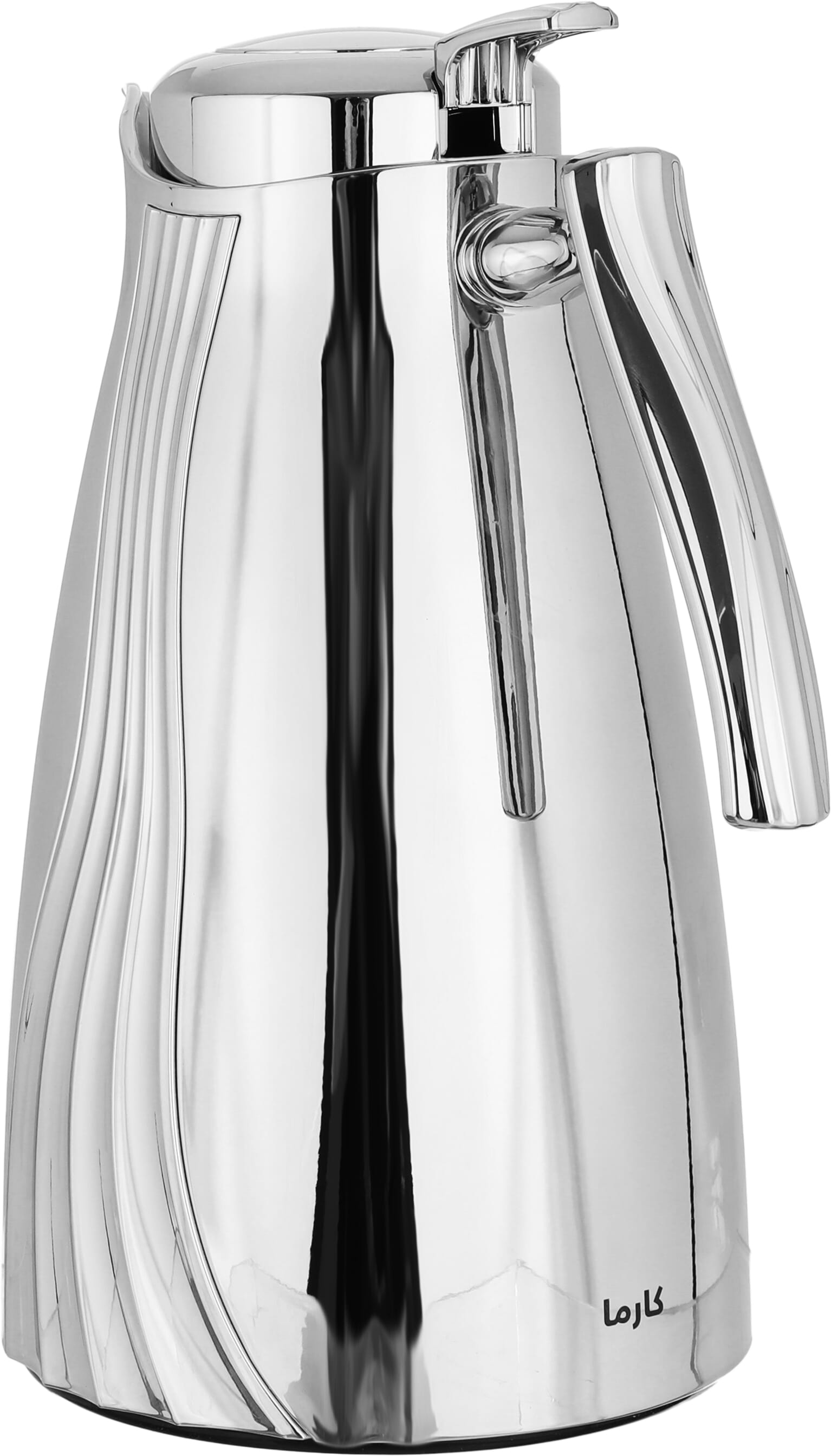Al Saif Gallery thermos set, 2 pieces, 1 liter, glass inner container, plastic outer shell - silver product image 9