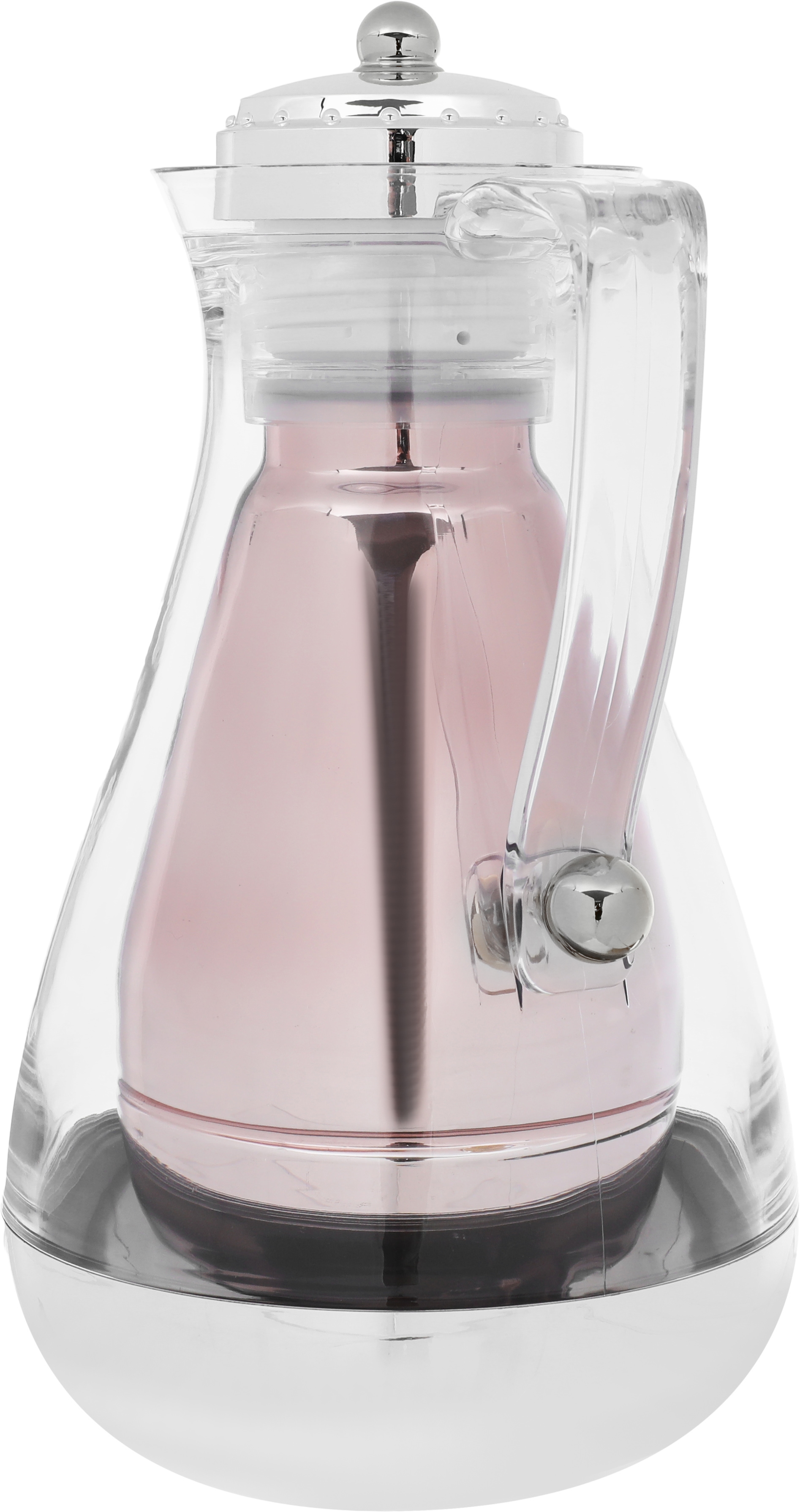 Home collection thermos, 1 liter, outer shell, glass inner shell, plastic outer shell - transparent product image 2