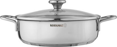 طقم قدور استيل كوركماز، 6 قطع - فضي product image 4