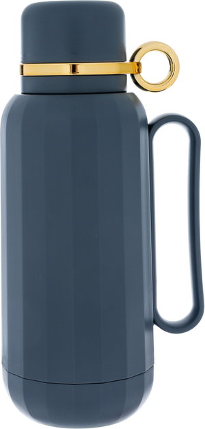 ترمس رحال تايملس، 1 لتر، حافظة داخلية زجاج حراري - أزرق غامق product image 2