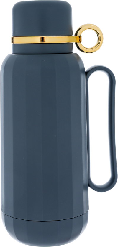 Timeless Rahal Thermos, 1 liter, thermal glass inner container, plastic outer shell - dark blue product image 2