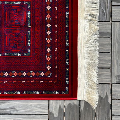 مجموعة سجادة صلاة السدو سجادتي، 5 قطع، سماكة 4 مل، 70×110 سم، P-SD-5-V5 - احمر product image 3