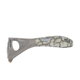 Al Saif Gallery steel peeler, with marble-coloured plastic handle - gray product image 4