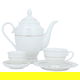Al Saif Gallery Gold Embossed Porcelain Dinner Set, 65 Pieces - White product image 2