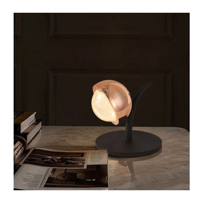 Norco Modern Aluminum Glass Lamp, 6W, 3000K, 15x15cm - Black product image 3
