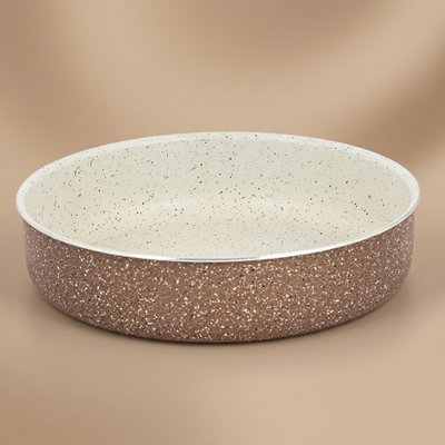 صينية جرانيت السيف غاليري، دائري، 28سم - بني product image 1