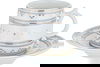 Al Saif Gallery Turkish Coffee Cups and Saucers Set, 12 Pieces - White Grey product image 2