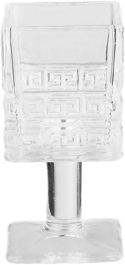 Glass serving bowl set, 70ml, 3 pieces, square, base - clear product image 3