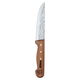 Al Saif Gallery Steel Butcher Knife, 14 cm - Wood product image 1