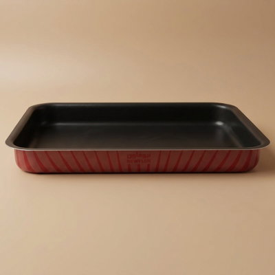 طقم صواني تيفال نيوفلون، قطعتين، مستطيل - احمر product image 1