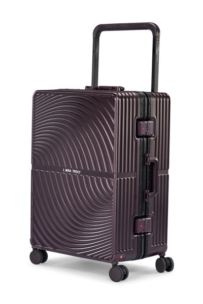 طقم شنط سفر بولي كربونات ليمرا، 2 مقاس، 4 عجلات، LMA-1916 - بني product image 6