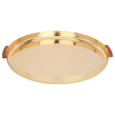 Tofaria Steel Al Saif Gallery, Round - Gold product image 1