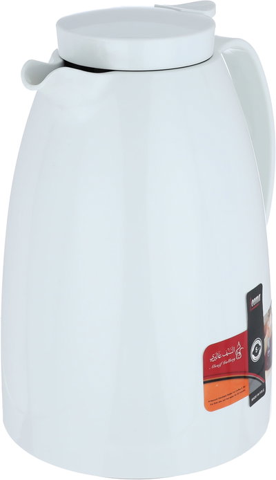 Al Saif Gallery Lima thermos, 1.5 liters, compressor, thermal glass inner container, plastic outer shell - white product image 4