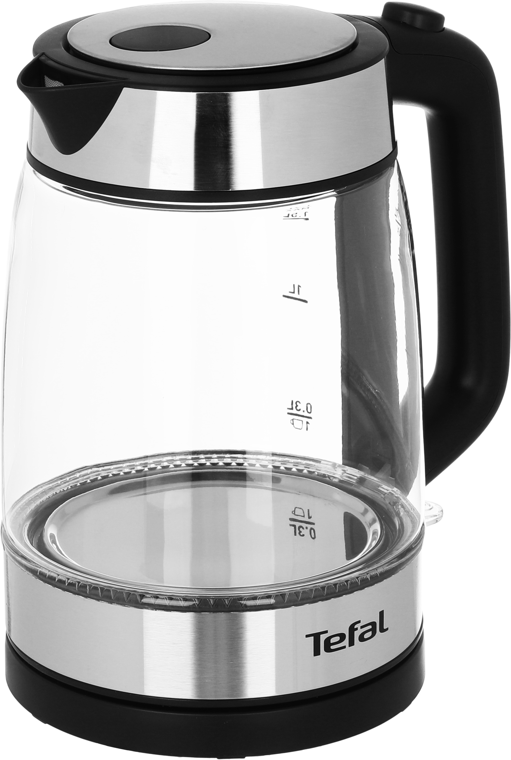 Tefal Glass Kettle, 1.7 Litres, 2200 Watts - Black product image 3