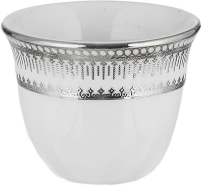 Ridge Porcelain Dinnerware Set, 122 Pieces - White Silver product image 13