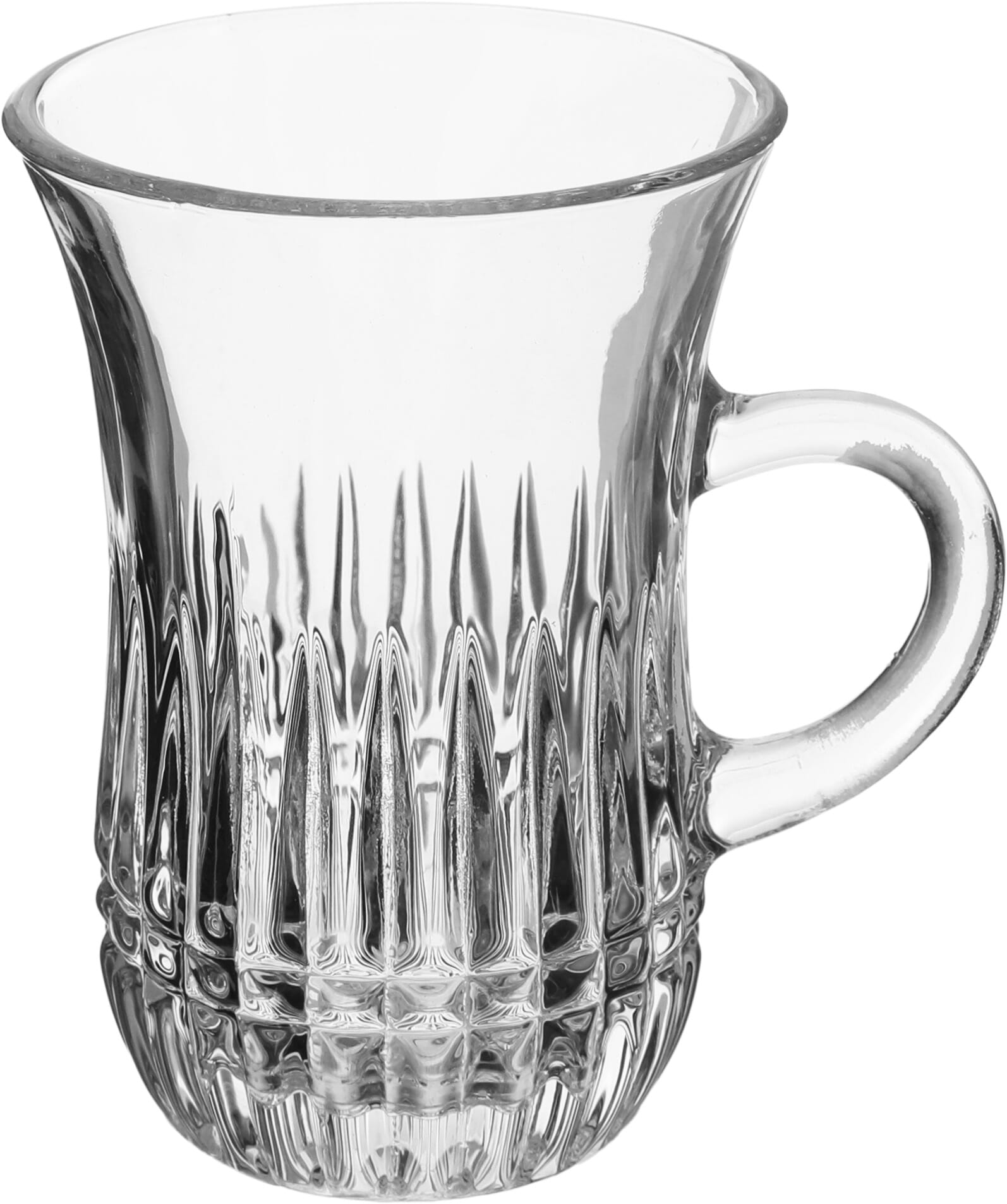طقم كاسات شاي زجاج ماكس جلاس، بيد 6 قطع - شفاف product image 2
