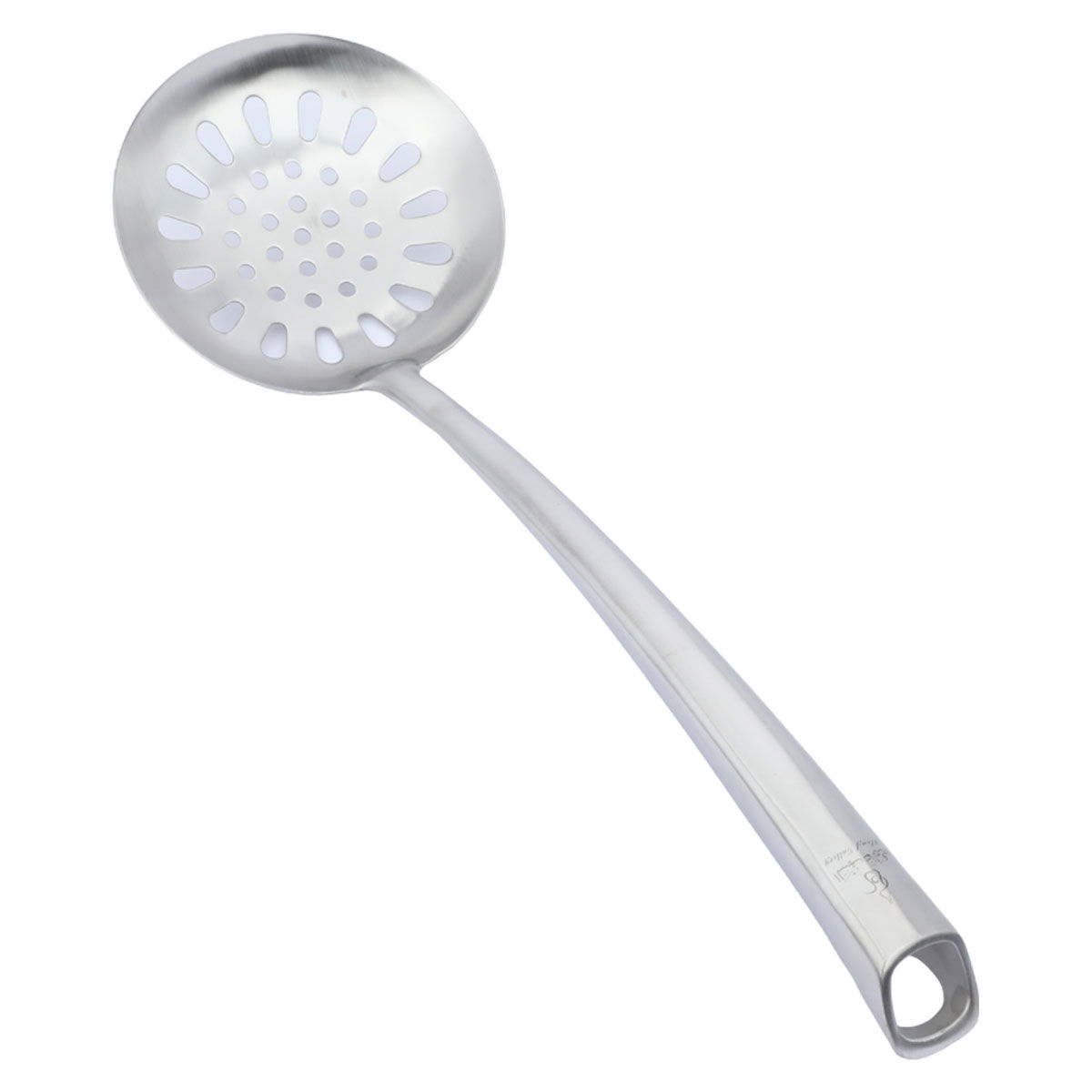 Al Saif Gallery steel spoon, openwork - silver product image 1