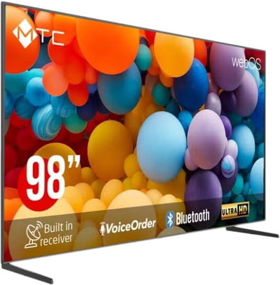 تلفزيون سمارت بدون اطار ارورا، 55 بوصة، 4K UHD، شاشة LED، اندرويد 14، ريسيفر داخلي، AR-55LPS - اسود product image 2