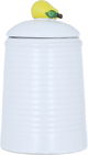 Al Saif Gallery Porcelain Spice Jar, 10.8 x 10.8 x 17.6 cm, Pear Lid - White product image 3