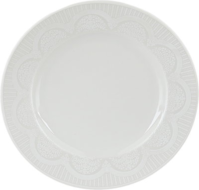 طقم سفرة بورسلان السيف غاليري، 44 قطعة، حواف مزخرفة - ابيض product image 10