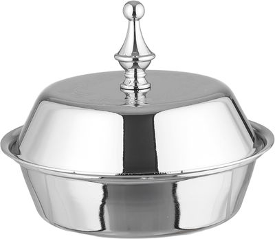 طقم تقديم تمرية كرما استيل سيف بلص، 5 قطع، 26x16x2 سم - فضي product image 4