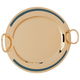 Alsaif gallery Tofaria Steel , 48x34x2 cm - Gold product image 2