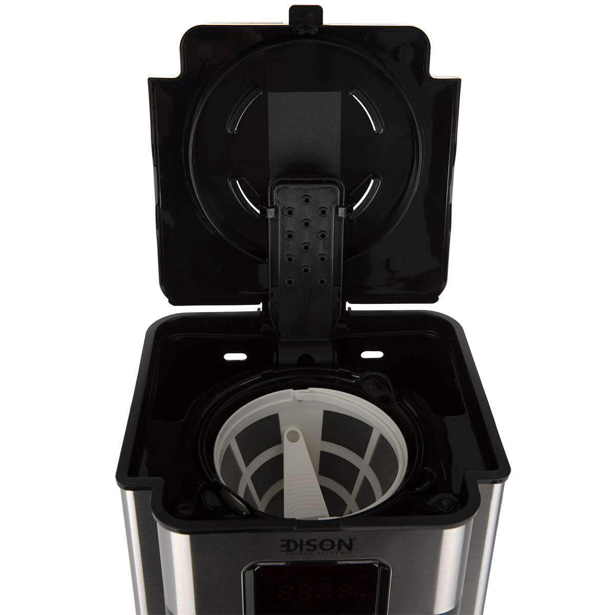 Edison Coffee Maker, 1000 Watt, 1.8 Liter - Black Silver product image 1