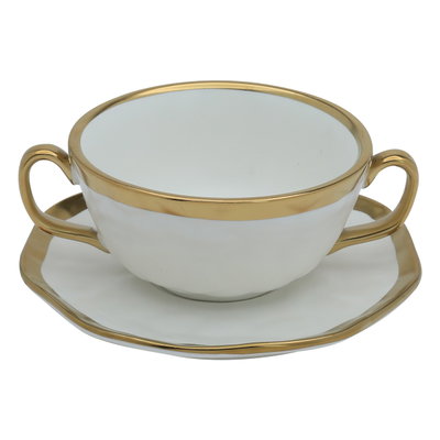 طقم سفرة بورسلان السيف غاليري، 44 قطعة - ابيض product image 7