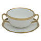 طقم سفرة بورسلان السيف غاليري، 44 قطعة - ابيض product image 7