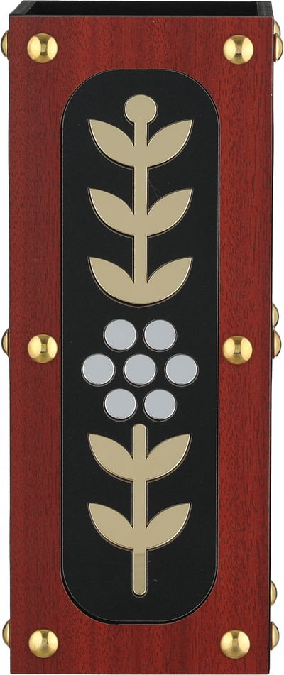 طقم مبخرة تولا السيف غاليري، 31x14x10 سم - بني داكن اسود product image 3