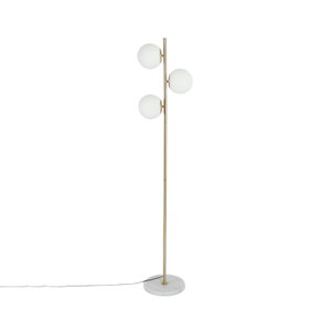 اباجورة ارضية معدن، 165x25 سم، 3 كرات - نحاسي product image