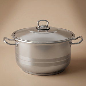 HASCEVHER steel pot, 8 litres, 26 cm - silver product image
